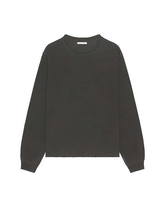 【関税込み】John Elliott ブラック Folsom クロップド Tシャツ Folsom Cropped Tee / Vintage Black