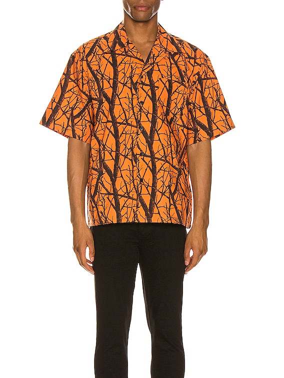 JOHN ELLIOTT Camp Shirt in Duck Club Orange | FWRD