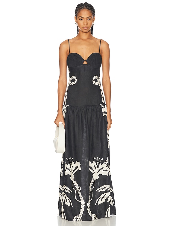 Johanna Ortiz Enlightened Sailor Maxi Dress in Tropical