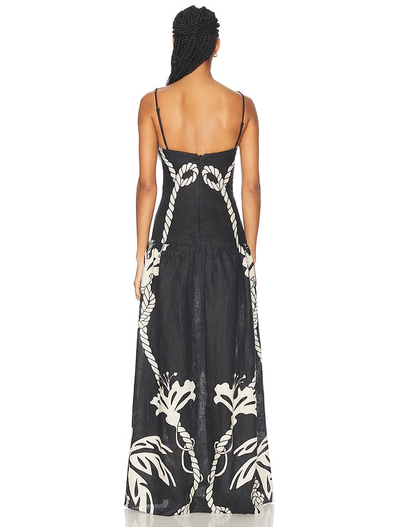 Johanna Ortiz Enlightened Sailor Maxi Dress in Tropical