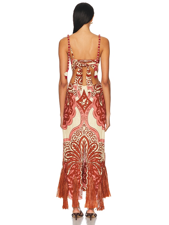Johanna Ortiz Counter Rhythm Ankle Dress in Palma Sevillana