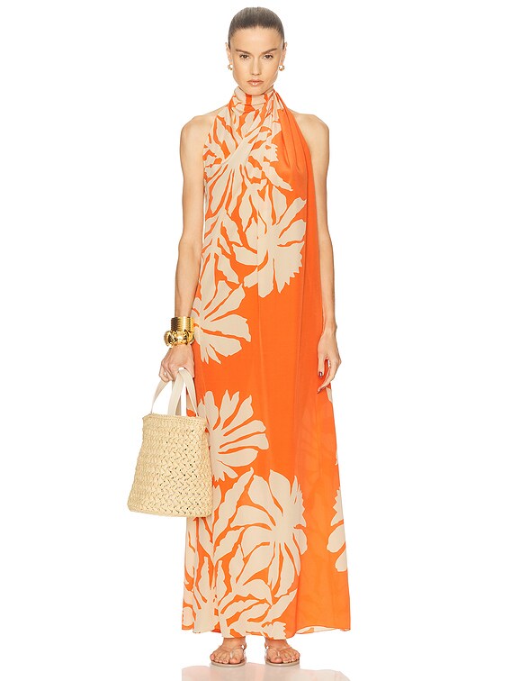 chinese dress ladies Shona Joy Kasbah Draped Halter Maxi Dress