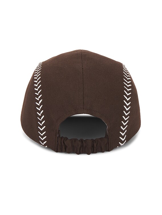 JACQUEMUS La Casquette Casco in Dark Brown | FWRD