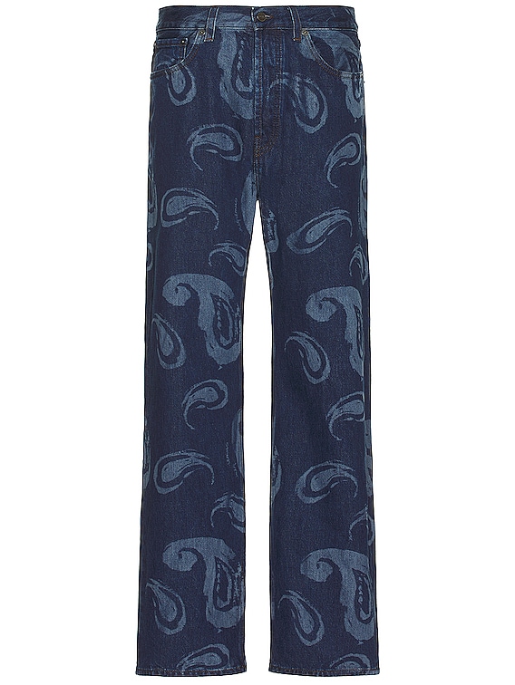 JACQUEMUS デニム - Print Blue Paisley | FWRD