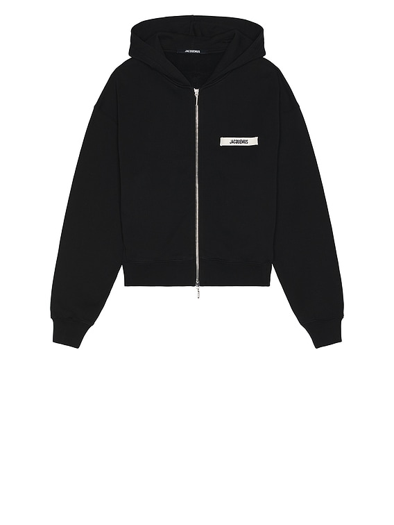 パーカー・フーディ JACQUEMUS LE HOODIE ZIP GROS GRAIN (HOM00257AJ0 0126990) The Gros Grain zipped hoodie by JACQUEMUS | Official website