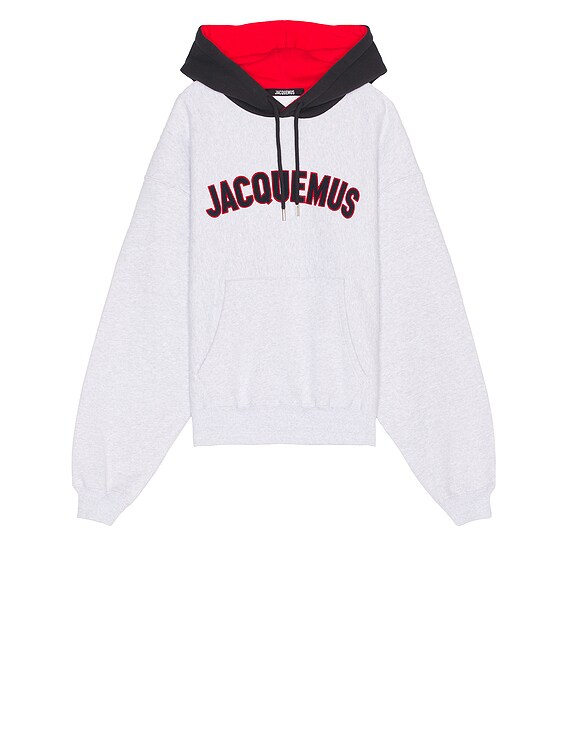 JACQUEMUS Le Hoodie Baseball in Grey | FWRD