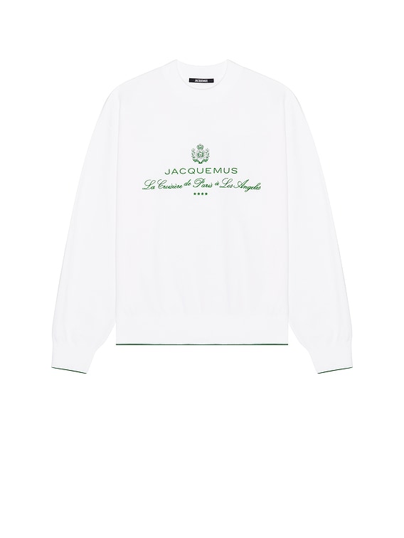 JACQUEMUS La Maille Venice in Hotel Address White | FWRD JACQUEMUS La Maille Venice in Hotel Address White | FWRD
