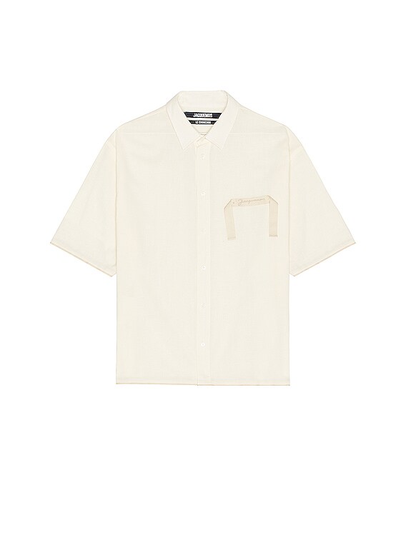 JACQUEMUS La Chemise Cabri in Off White FWRD