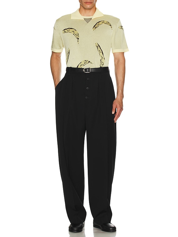 JACQUEMUS LE POLO ポロシャツ - Banana Jacquard Yellow | FWRD