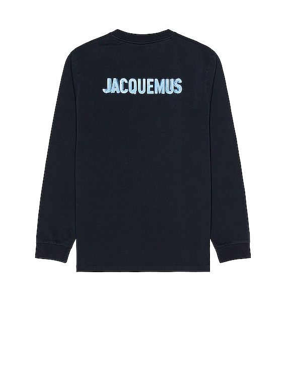 Jacquemus Le T-Shirt Logo T-Shirt Navy