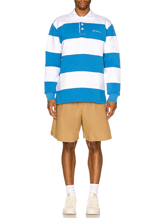 ★【Jacquemus】★Le Polo Rayures Striped Rugby Shir.t★ jacquemus-Multi-Le-Rayures-