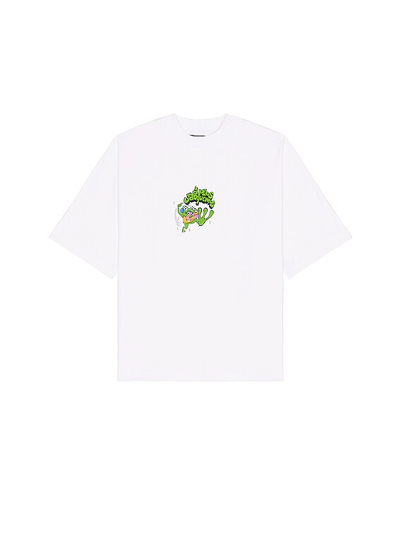 JACQUEMUS Le Tshirt Grenouille in Print Frog White | FWRD