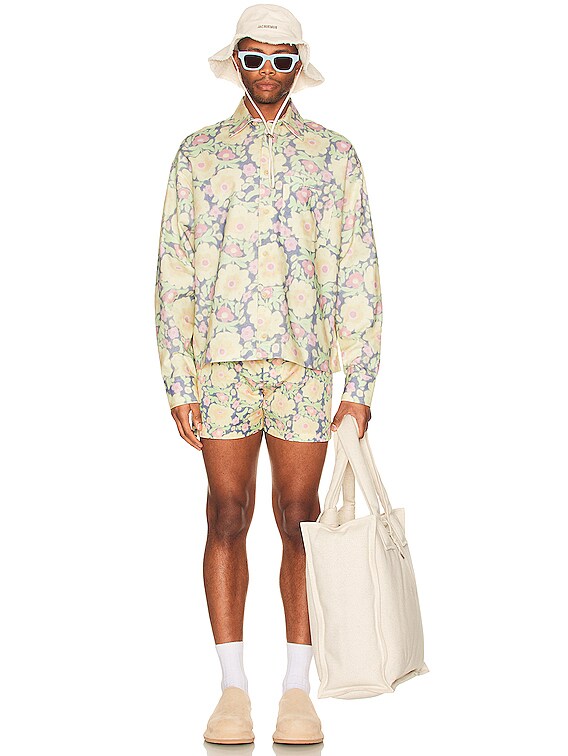 JACQUEMUS スイムショートパンツ - Print Yellow Flowers | FWRD