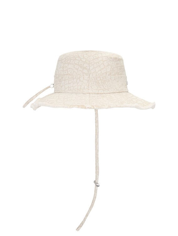 JACQUEMUS Le Bob Artichaut in Croco Beige | FWRD