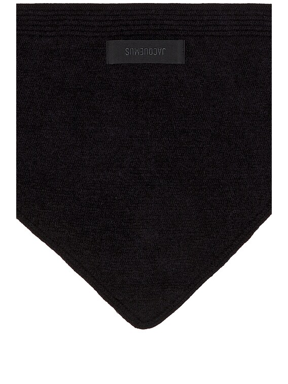 JACQUEMUS Le Chale Gros Grain in Black | FWRD
