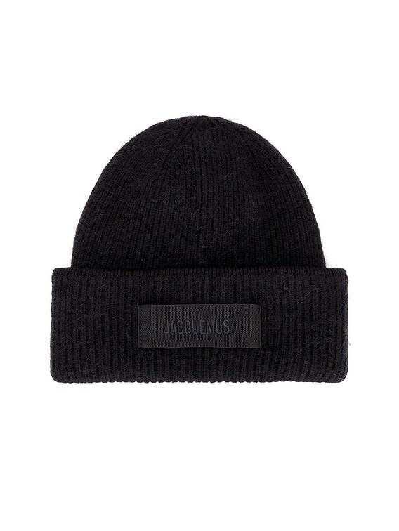 JACQUEMUS Le Bonnet Gros Grain in Black | FWRD