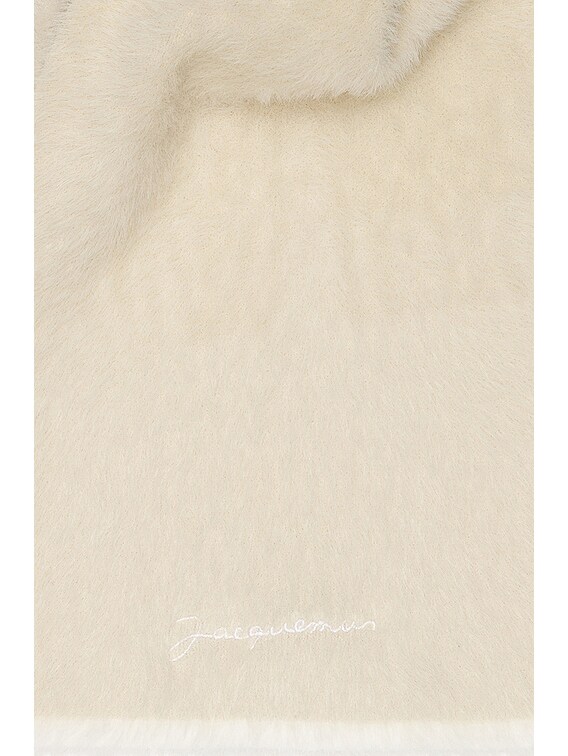 【Jacquemus】 L'Echarpe Neveスカーフ L'Écharpe Neve scarf in blue - Jacquemus | Mytheresa