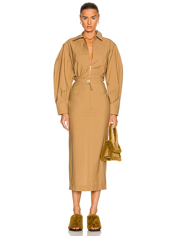 JACQUEMUS La Robe Uzco in Beige | FWRD