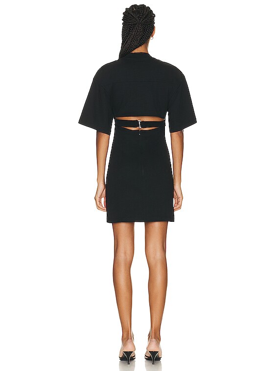 JACQUEMUS La Robe T-shirt Bahia Dress in Black | FWRD