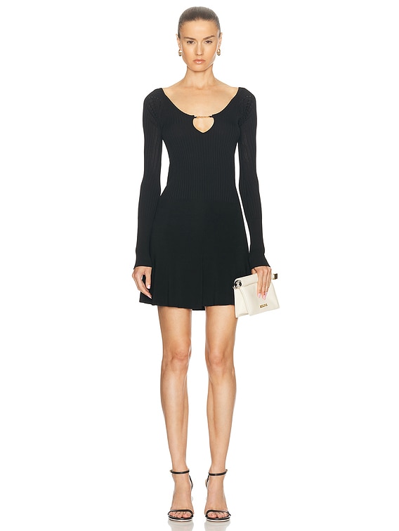 スカート JACQUEMUS LA GONNA PRALU. La Jupe Pralu ribbed-knit midi skirt in black - Jacquemus