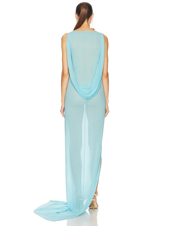 amenoiro★  JACQUEMUS La Robe Ameno in Light Turquoise | FWRD