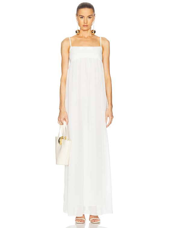 【JACQUEMUS】 La Robe Peplo Longue La robe peplo longue draped long dress - Jacquemus - Women