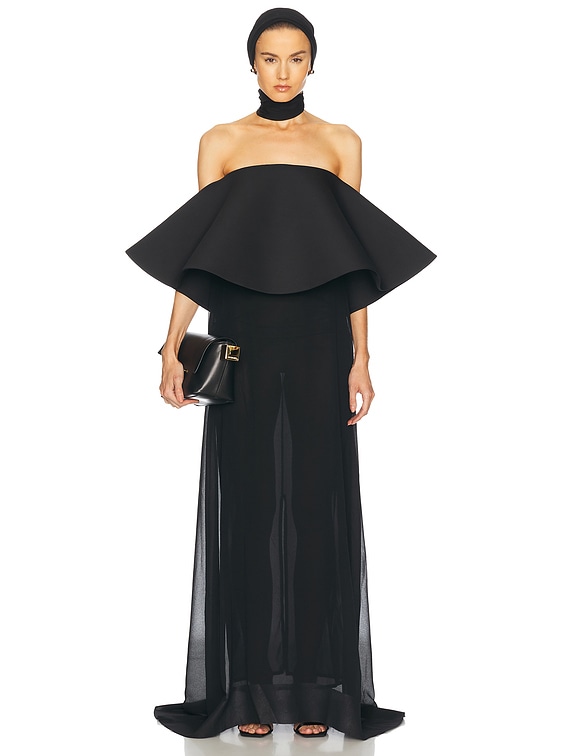 JACQUEMUS La Robe Vela in Black | FWRD