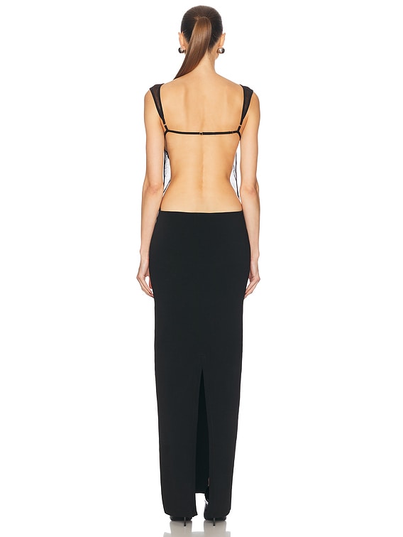 JACQUEMUS La Robe Platano in Black | FWRD