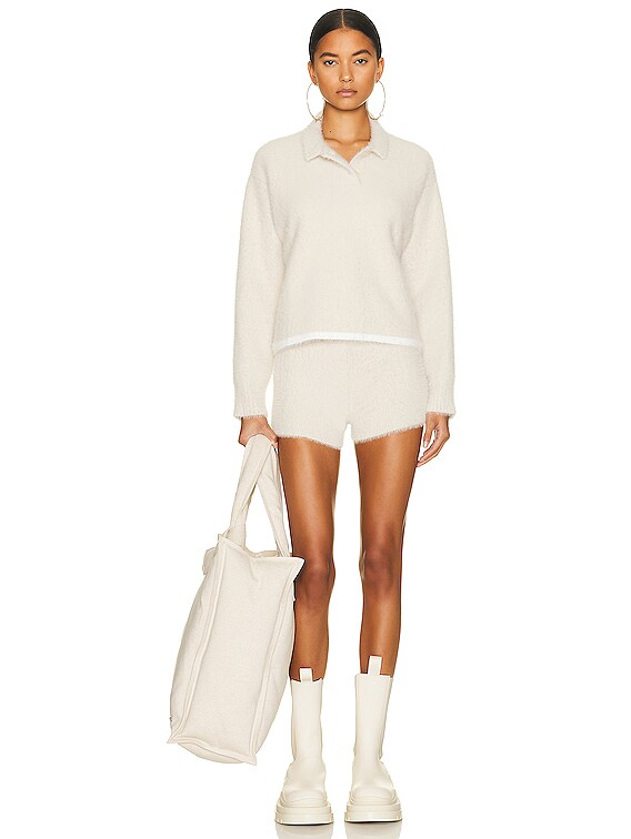 JACQUEMUS Le Short Neve in Off-White | FWRD