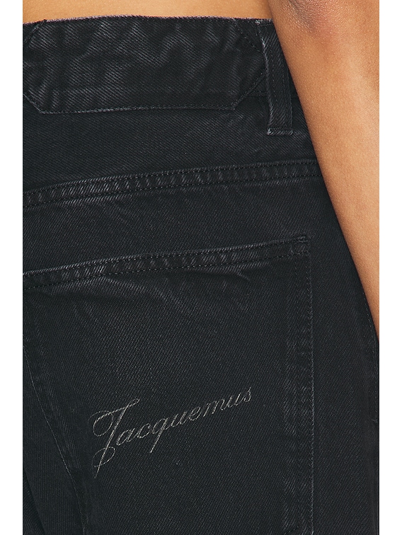 JACQUEMUS Le De-nimes Large in Black | FWRD