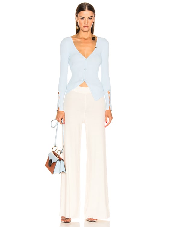 JACQUEMUS Tordu Cardigan in Baby Blue | FWRD