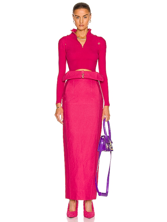 JACQUEMUS La Maille Bormio in Pink FWRD