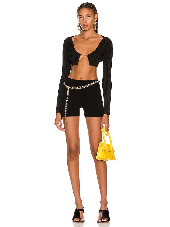JACQUEMUS La Maille Pralu in Black | FWRD