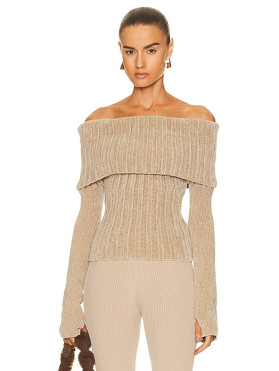 JACQUEMUS La Maille Duci in Dark Beige | FWRD