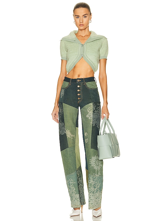 jacquemus リブ編みライトブルーカーディガン 40 jacquemus リブ編みライトブルーカーディガン 40 - メルカリ