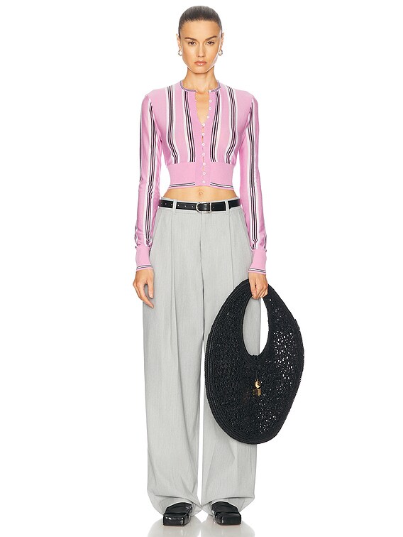 JACQUEMUS Le Cardigan Spiaggia in Multi Pink | FWRD