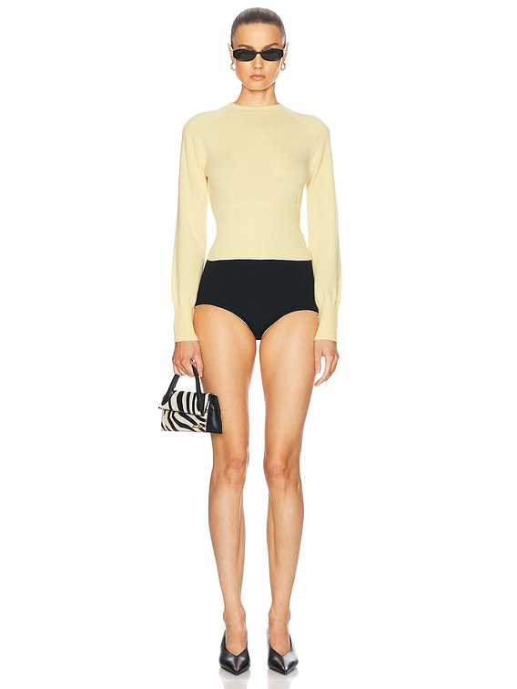 JACQUEMUS La Maille Soglia in Light Yellow | FWRD