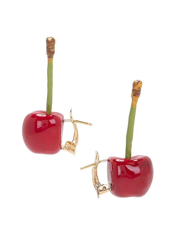 JACQUEMUS Les Boucles Cerise in Red | FWRD