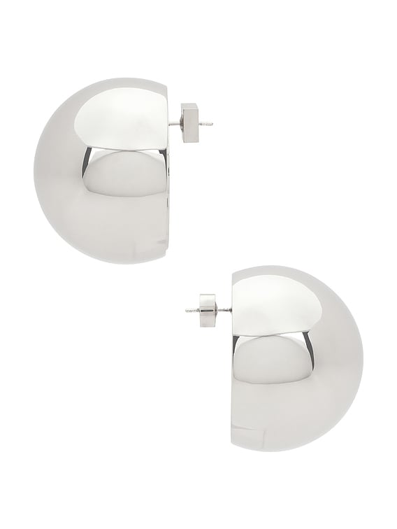 ピアス Jacquemus Les Boucles Salon JACQUEMUS Les Boucles Salon in Silver | FWRD