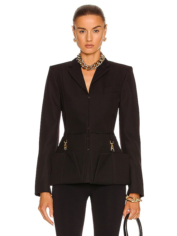 JACQUEMUS La Veste Terra in Black | FWRD