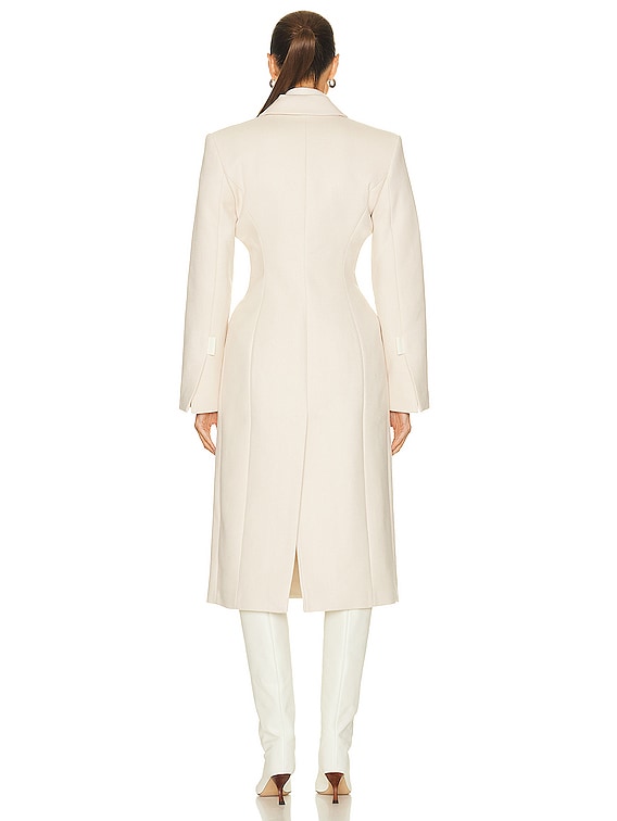 JACQUEMUS Le Manteau Lacciu in Light Beige | FWRD