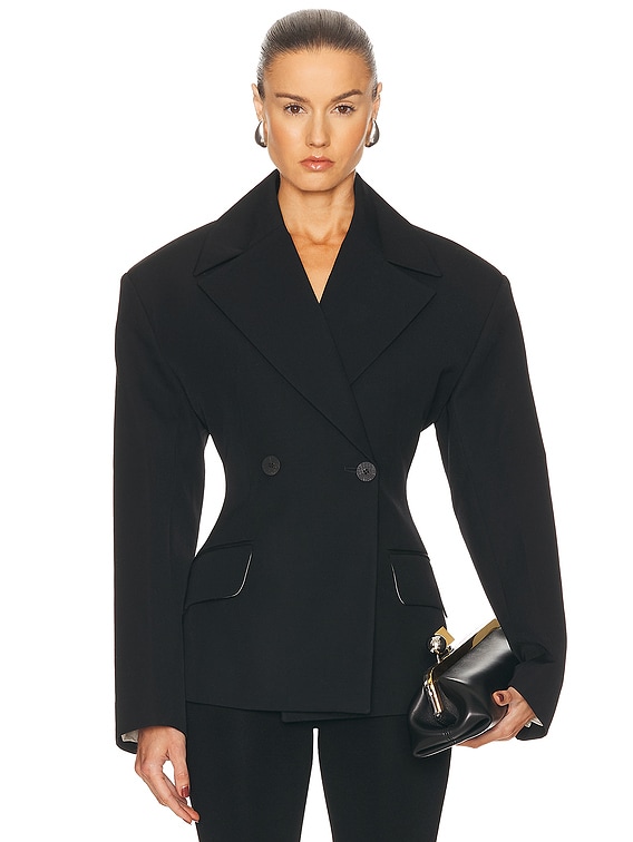 JACQUEMUS La Veste Norma in Black | FWRD