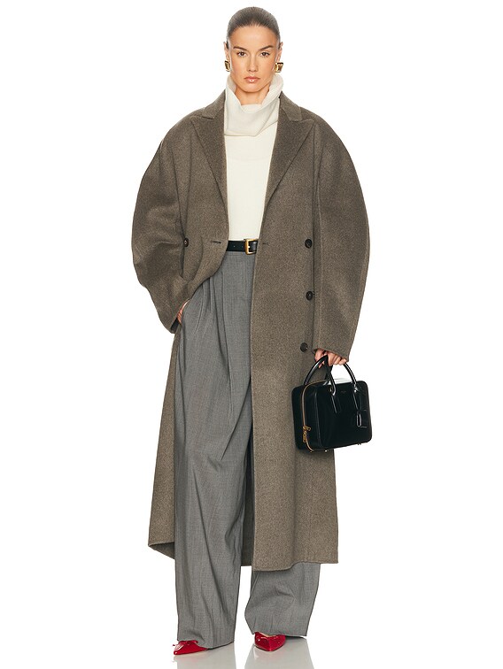 JACQUEMUS Le Manteau D'homme Curvio in Dark Grey | FWRD