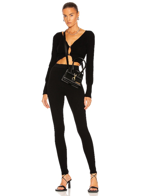JACQUEMUS Le Legging Arancia in Black | FWRD