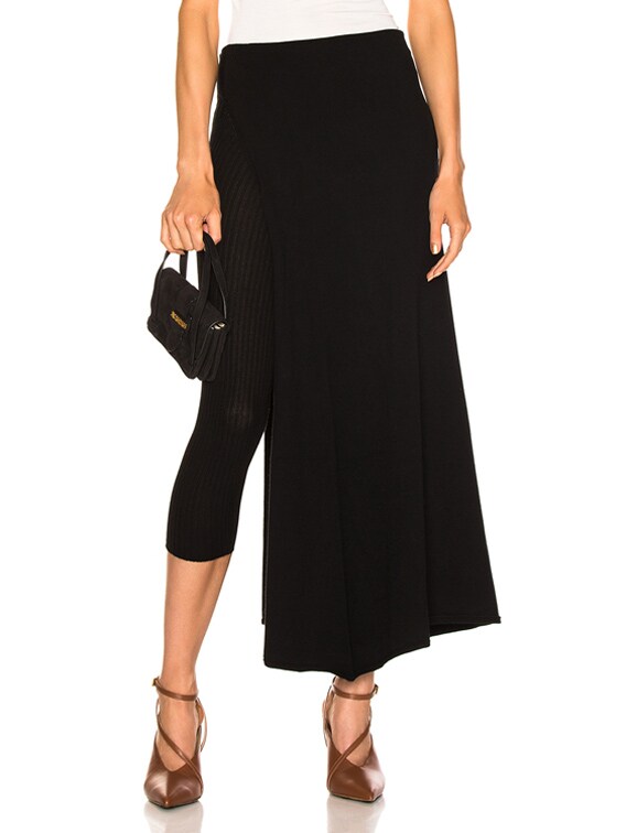 JACQUEMUS Legging Skirt in Black | FWRD