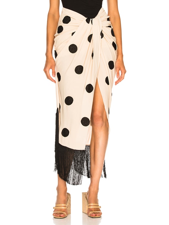 jacquemus fringe skirt