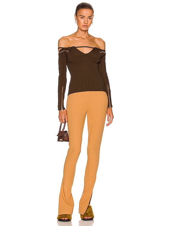 JACQUEMUS La Maille Oro in Brown | FWRD