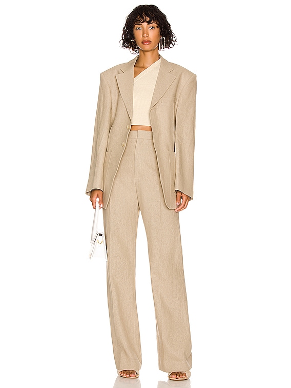 JACQUEMUS La Maille Ascu in Off-White | FWRD