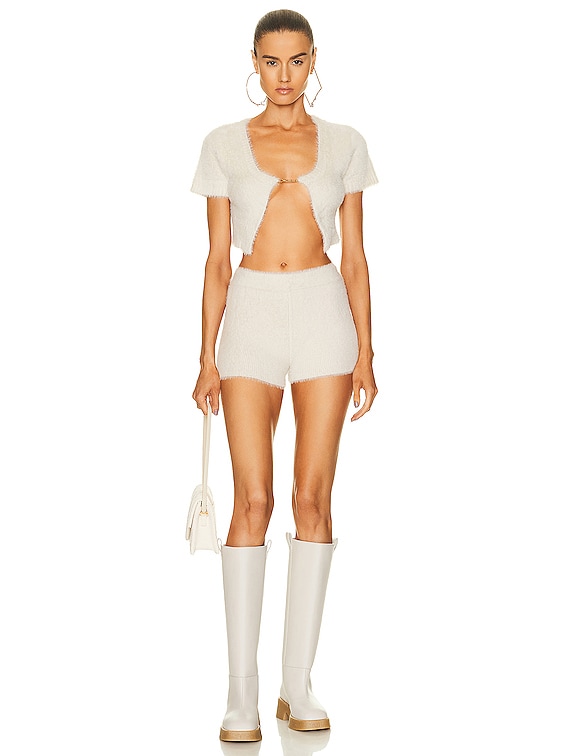 JACQUEMUS La Maille Neve in Off-White | FWRD