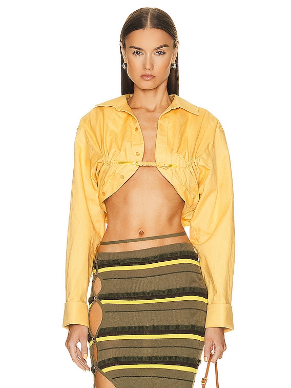 JACQUEMUS La Chemise Machou in Yellow | FWRD